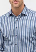 Eterna Striped Blue Shirt 1159 xs87 18