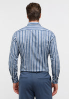 Eterna Striped Blue Shirt 1159 xs87 18