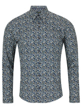 Load image into Gallery viewer, Remus Uomo | Floral Printed Regular Fit Shirt in Green | 13303 27