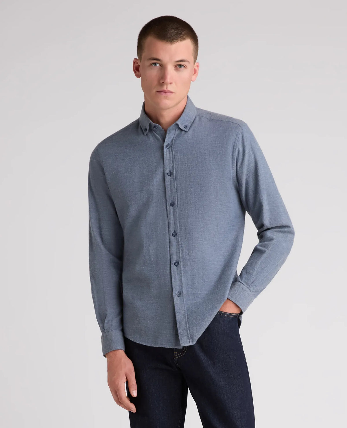 Remus Uomo Blue Casual Shirt 13403 27