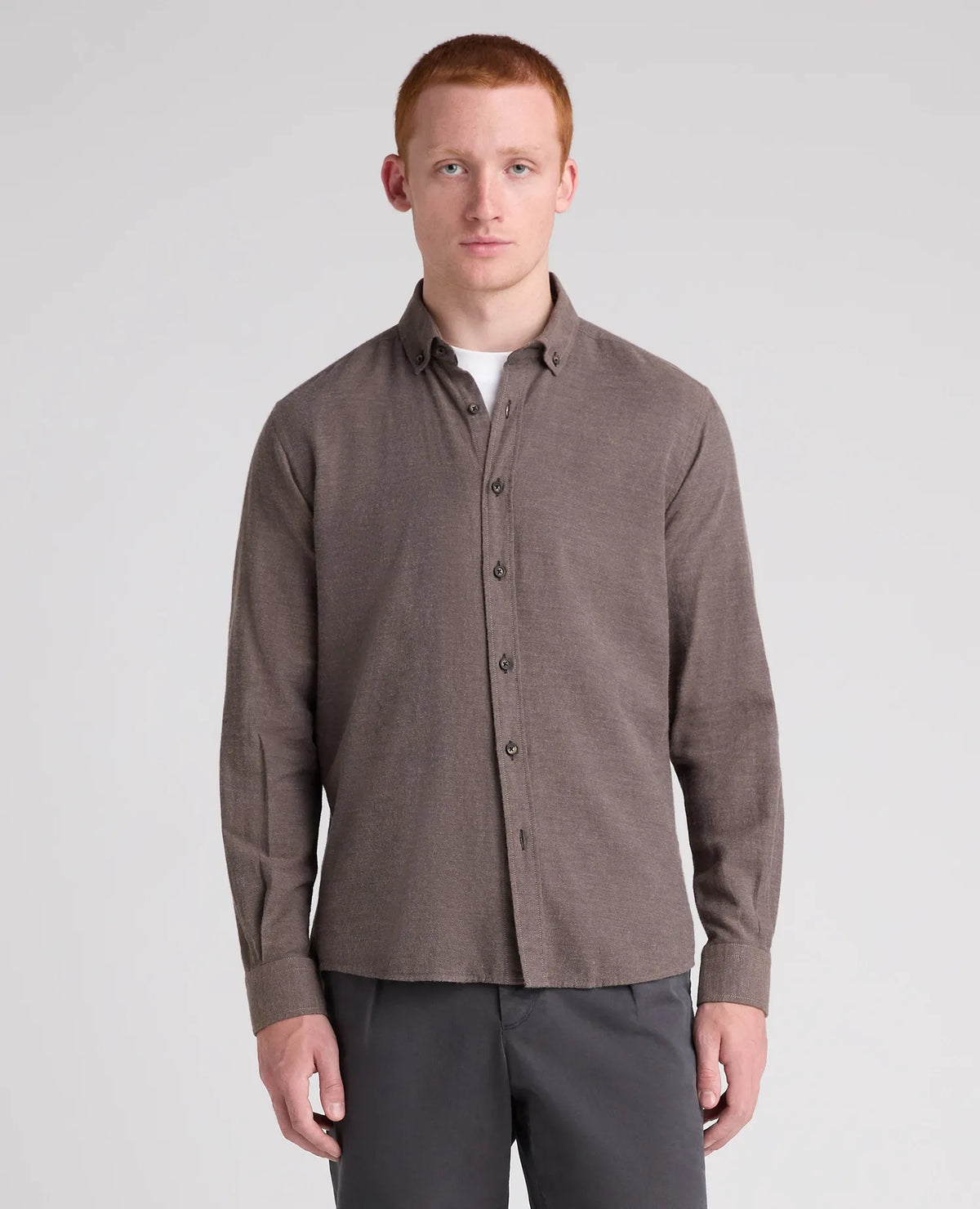 Remus Uomo Brown Casual Shirt 13403 47