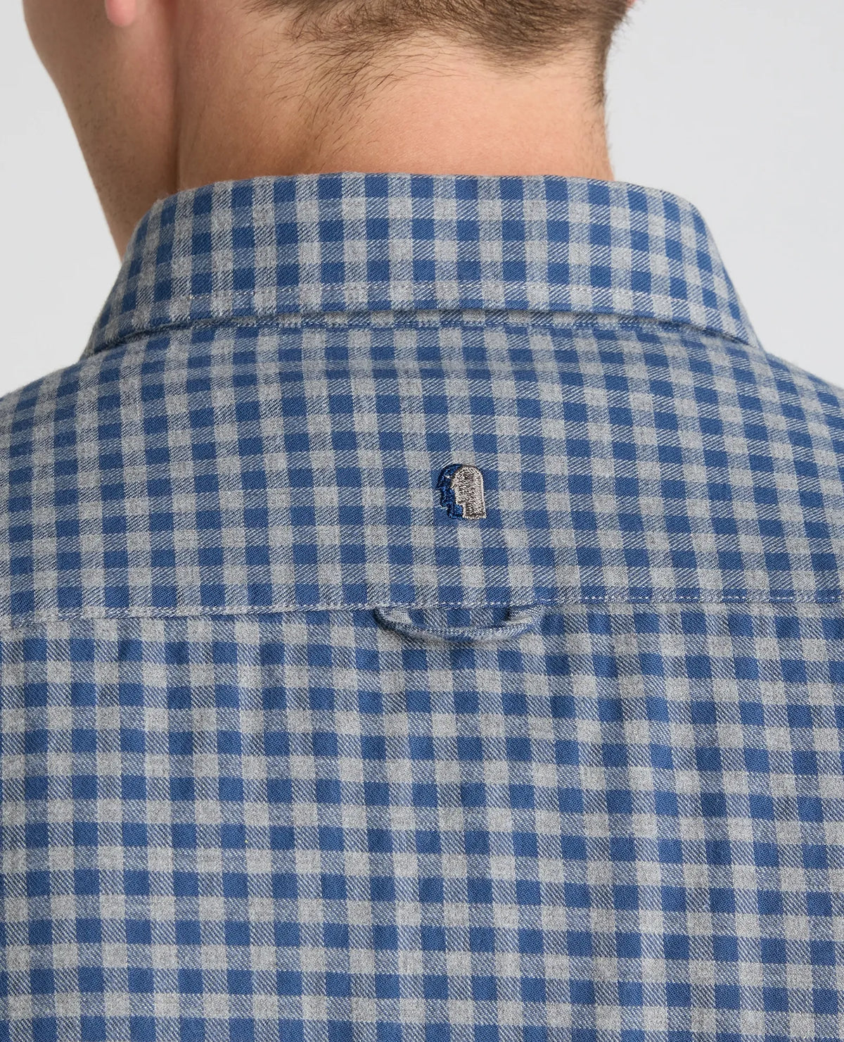 Remus Uomo Blue Grey Check Shirt 13404 27