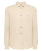 Remus Uomo Beige Tapered Fit Shirt 13925 93