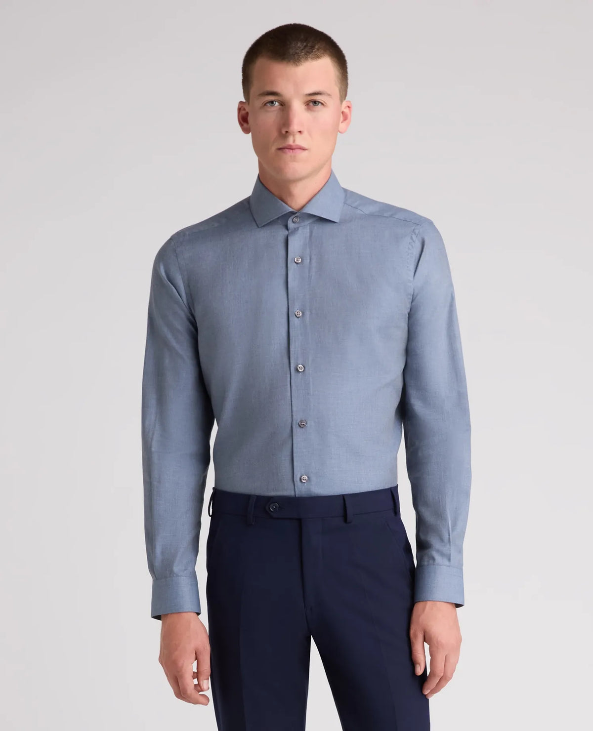 Remus Uomo Dark Blue Formal Shirt 18757 24