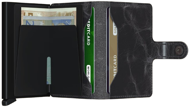 Secrid Mini-Wallet Vintage Grey Black