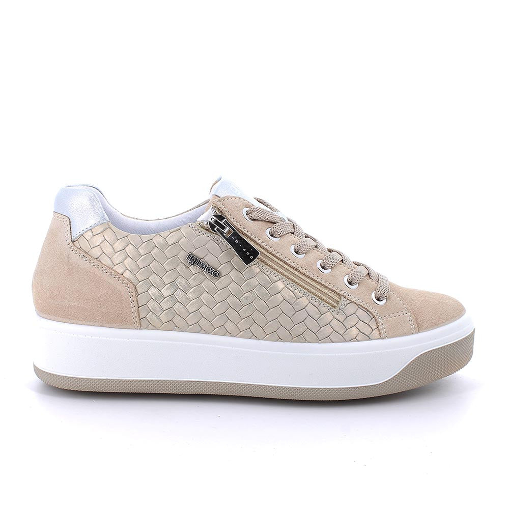 Igi&Co Ivory Trainers 7656522