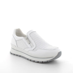 Igi&Co White Side Zip Shoe 7660600
