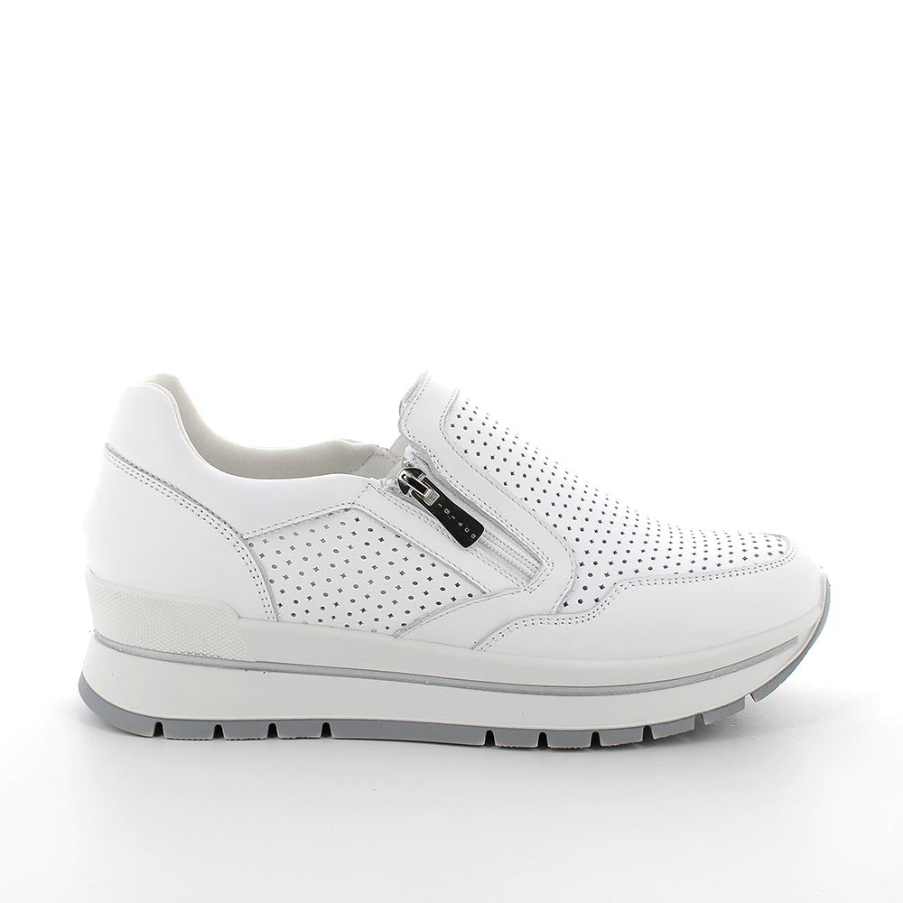 Igi&Co White Side Zip Shoe 7660600