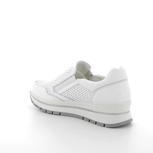 Igi&Co White Side Zip Shoe 7660600
