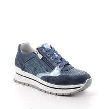 Load image into Gallery viewer, Igi&amp;Co Wedge Trainers Jeans Blue 7660711