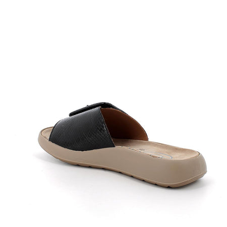 Igi&Co Black Snake Sandals 7678400