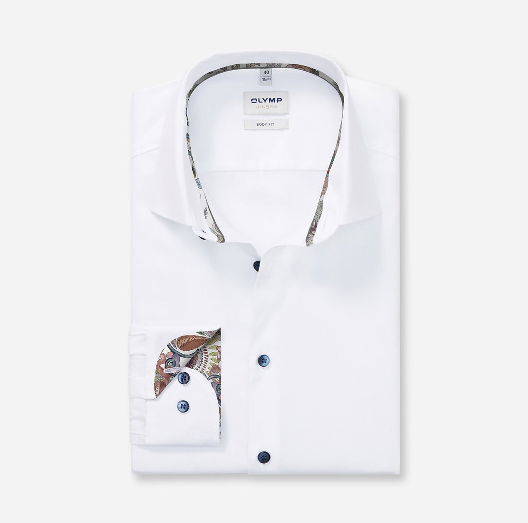 Olymp Slim Fit White Shirt 2040 84 00