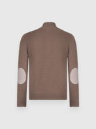 Gran Sasso Brown Zip Knit 55107 19675 123