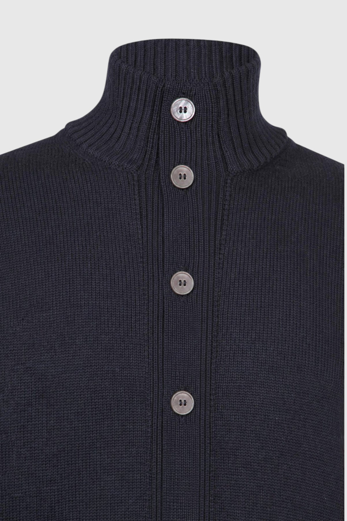 Gran Sasso Navy Button Cardigan 13108 14272 598