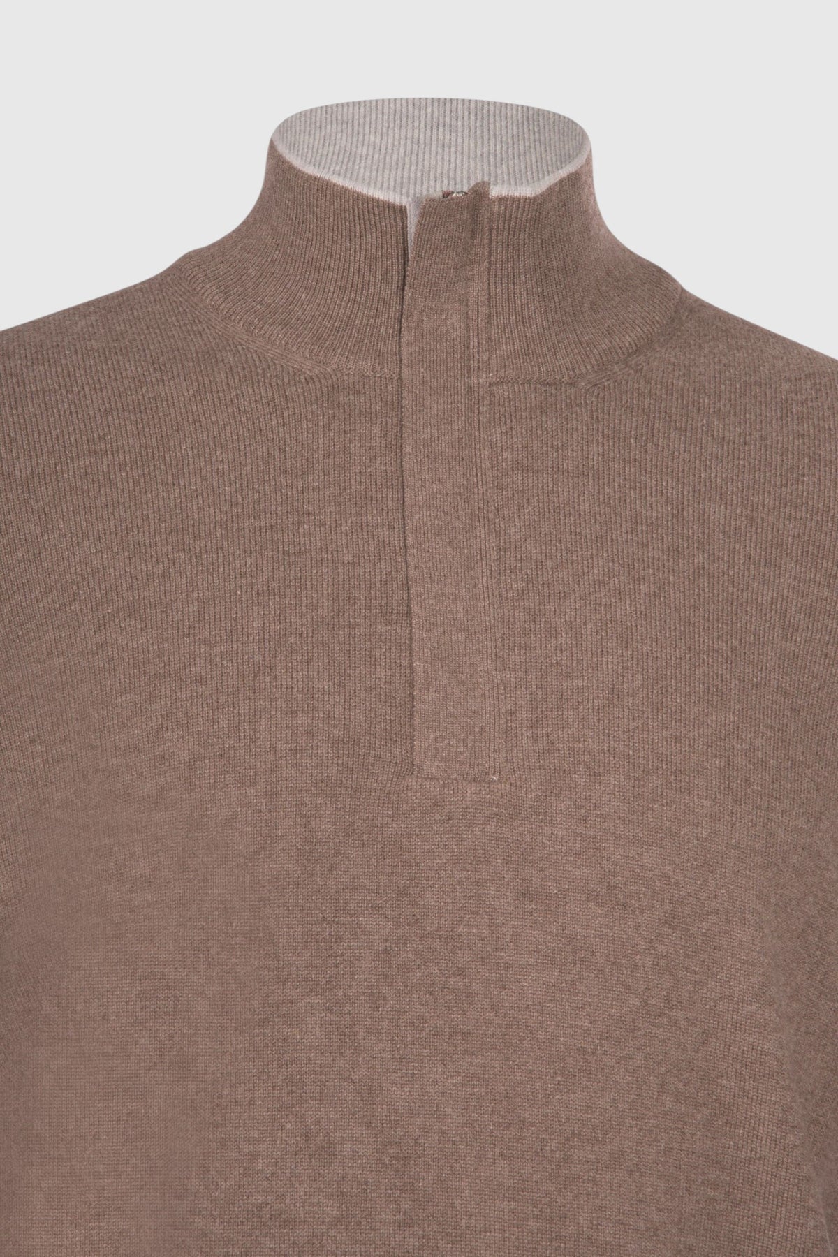 Gran Sasso Brown Zip Knit 55107 19675 123