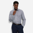 Olymp Blue Beige Print Shirt 2094 84 00