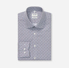Olymp Blue Beige Print Shirt 2094 84 00