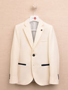 One Varones Boys Cream Jacket 10-04088 05
