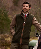 Schoffel Oakham Fleece Gilet Dark Olive 22-1056 6990