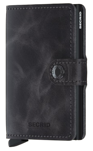 Secrid Mini-Wallet Vintage Grey Black