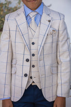 Load image into Gallery viewer, One Varones Boys Jacket in Beige 10-04083