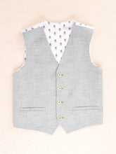 Load image into Gallery viewer, One Varones Green Check Waistcoat 10.10032r 74