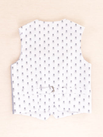 One Varones Green Check Waistcoat 10.10032r 74