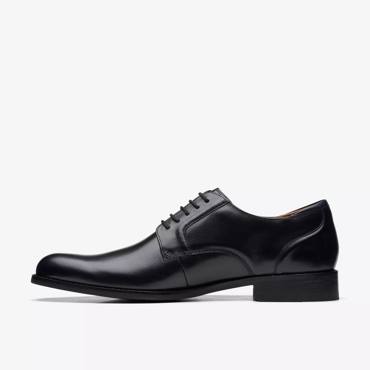 Clarks Black Leather Shoe CraftArlo Lace