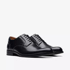 Clarks Black Leather Shoe CraftArlo Lace