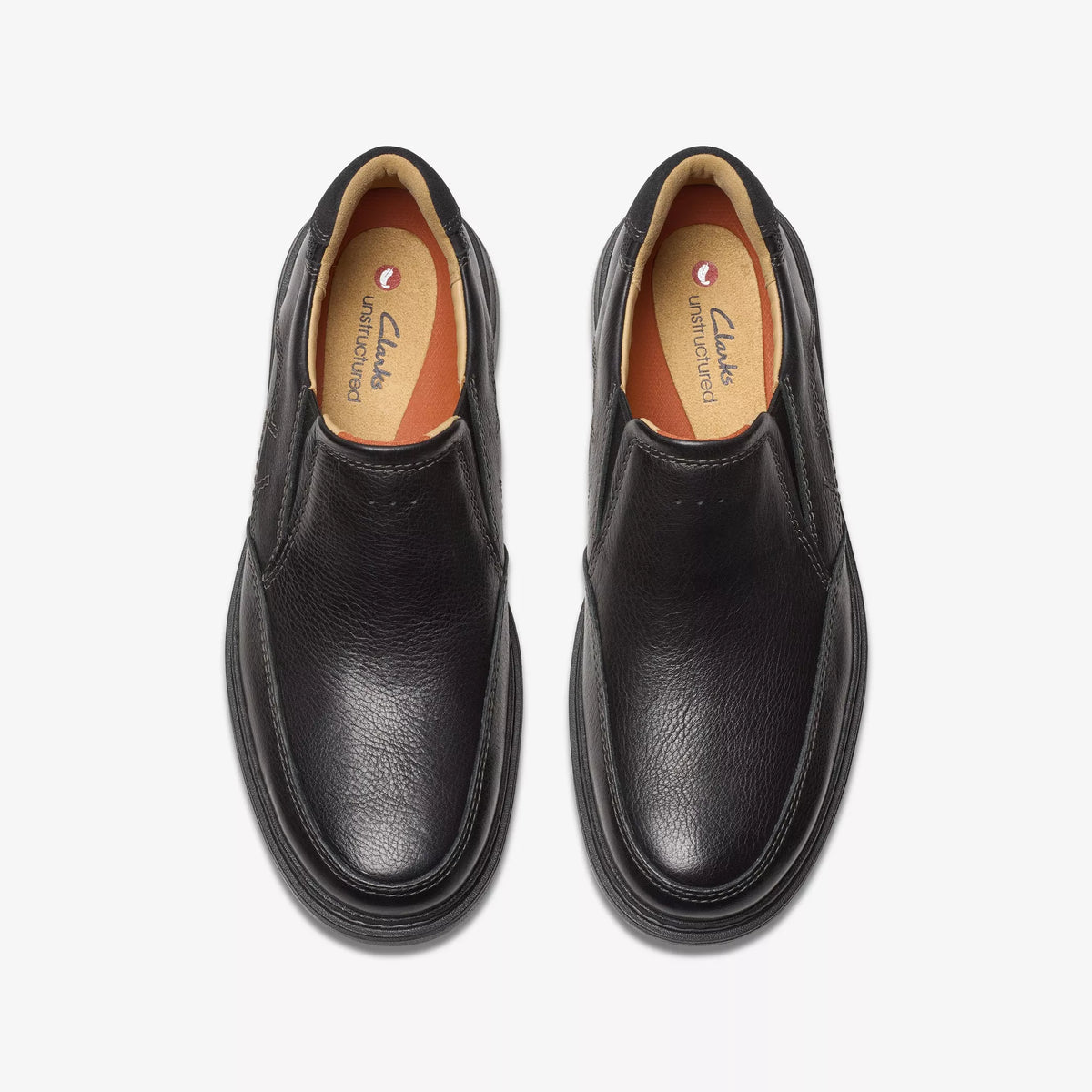 Clarks Black Slip On Shoe Un Briley Step