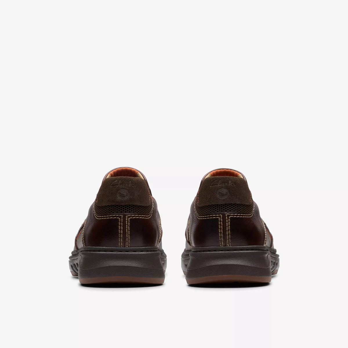 Clarks Mahogany Brown Slip On Shoe Un Briley Step