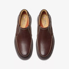 Clarks Mahogany Brown Slip On Shoe Un Briley Step