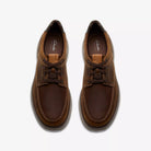 Clarks Leather Shoe in Beeswax Brown Mullan Moc