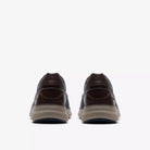 Clarks Leather Shoe in Navy Mullan Moc