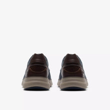 Load image into Gallery viewer, Clarks Leather Shoe in Navy Mullan Moc