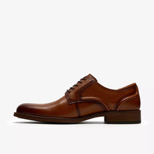 Load image into Gallery viewer, Clarks Tan Brown Derby Leather Shoe CraftRemi Lace