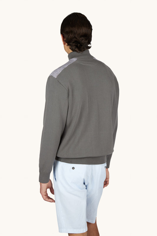 Paul Shark Brown Zip Knit 26411606 323