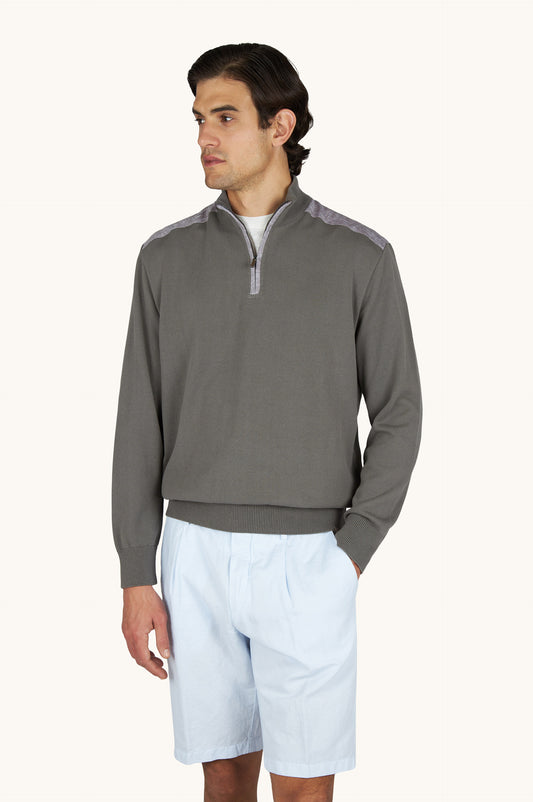 Paul Shark Brown Zip Knit 26411606 323