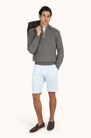 Paul Shark Brown Zip Knit 26411606 323