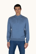 Load image into Gallery viewer, Paul Shark Colony Blue Zip Knit 26411637 239