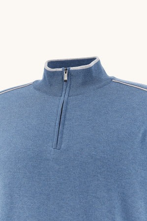 Paul Shark Colony Blue Zip Knit 26411637 239