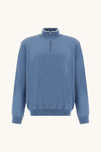 Load image into Gallery viewer, Paul Shark Colony Blue Zip Knit 26411637 239