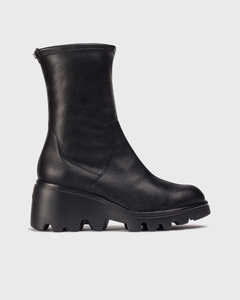 Wonders Wedge Leather Boot Black G 7017&nbsp;