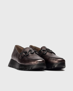 Wonders Patent Wedge Plum / Black A-2494&nbsp;