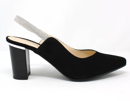 Bioeco Black Slingback Heels 4186 2380+1661
