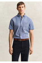 Load image into Gallery viewer, Gant Blue Short Sleeve Shirt 3000101 436