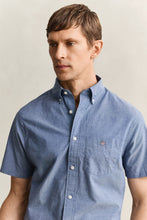 Load image into Gallery viewer, Gant Blue Short Sleeve Shirt 3000101 436