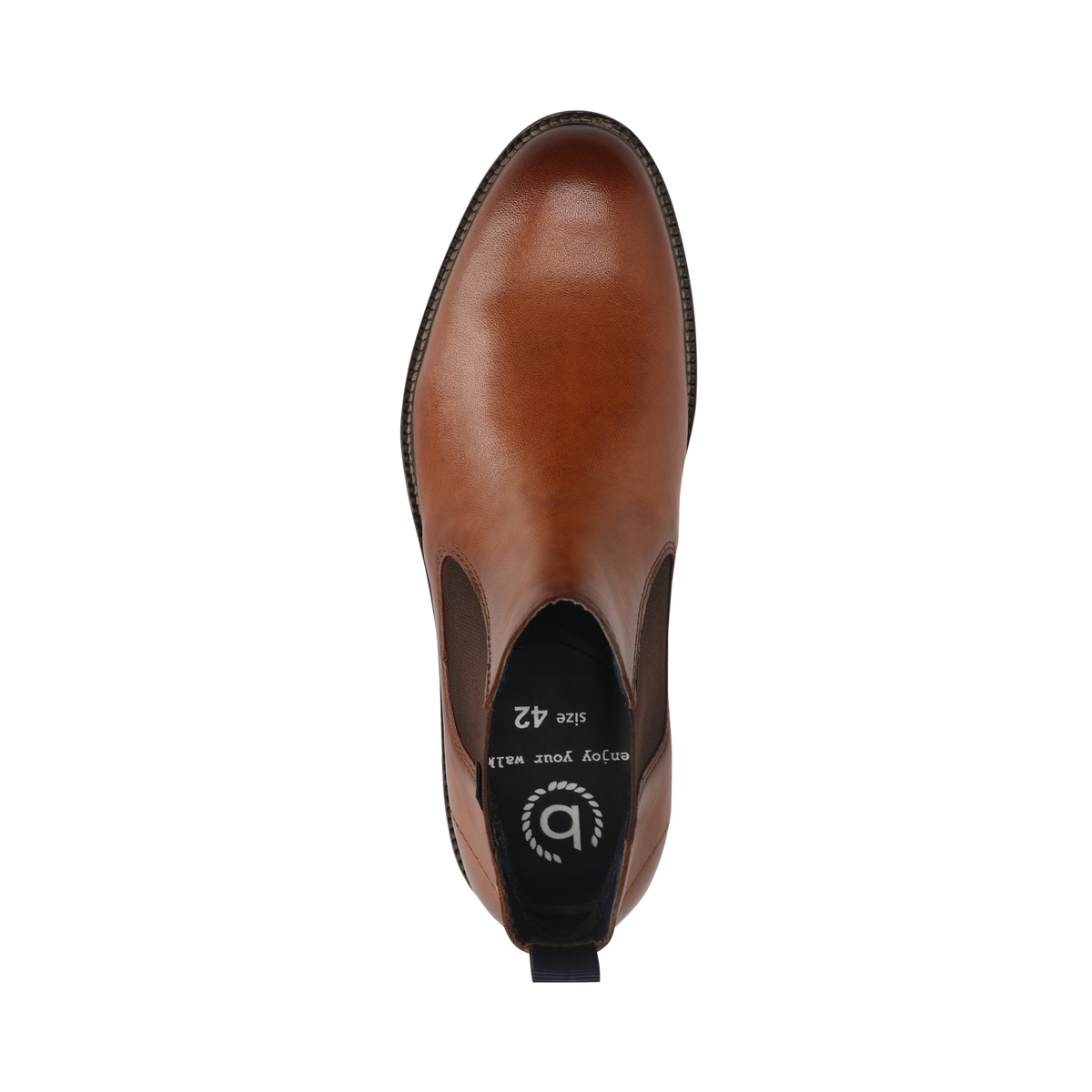Bugatti Cognac Brown Slip On Boots 311-A0A32-4100 6363
