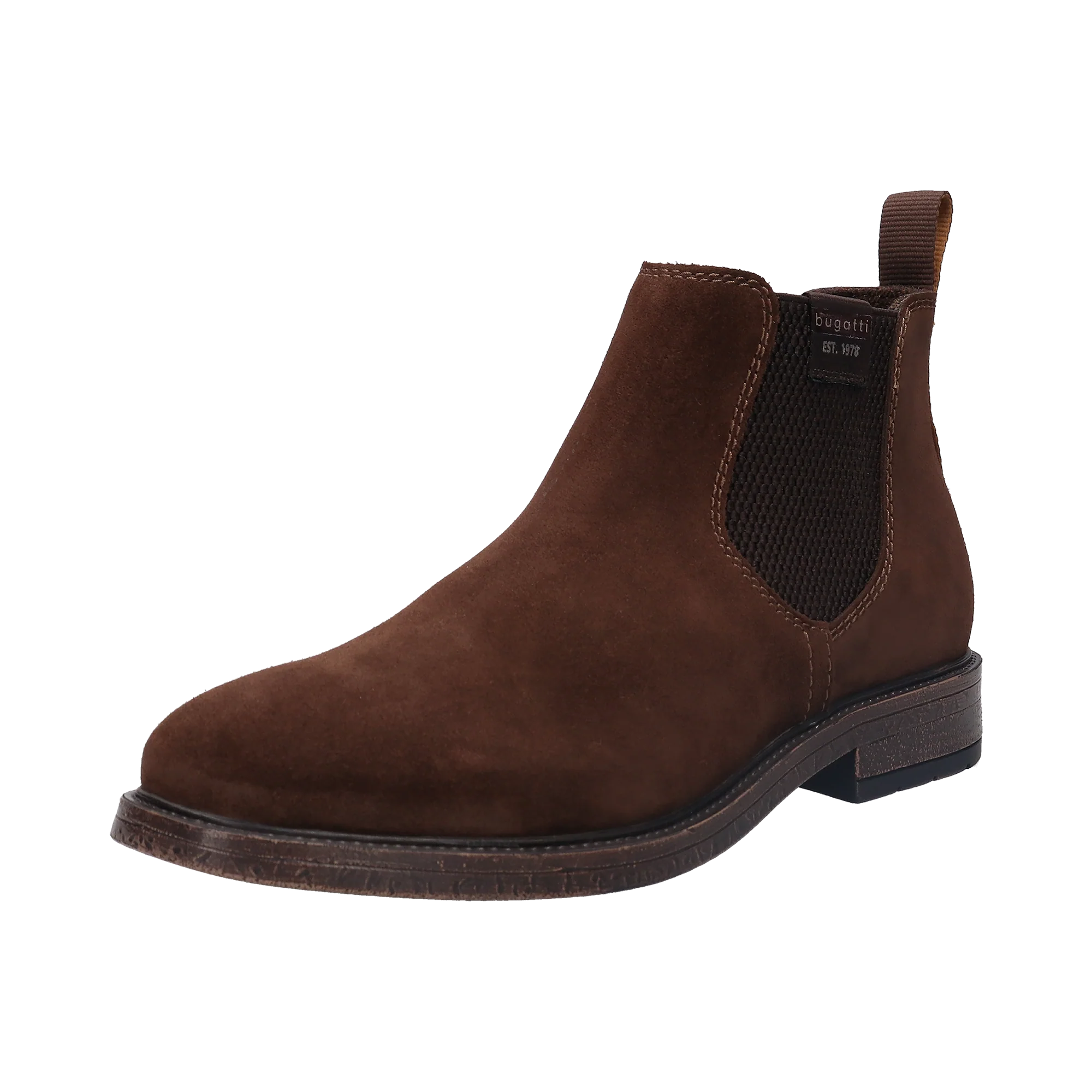 Mens slip on outlet suede boots