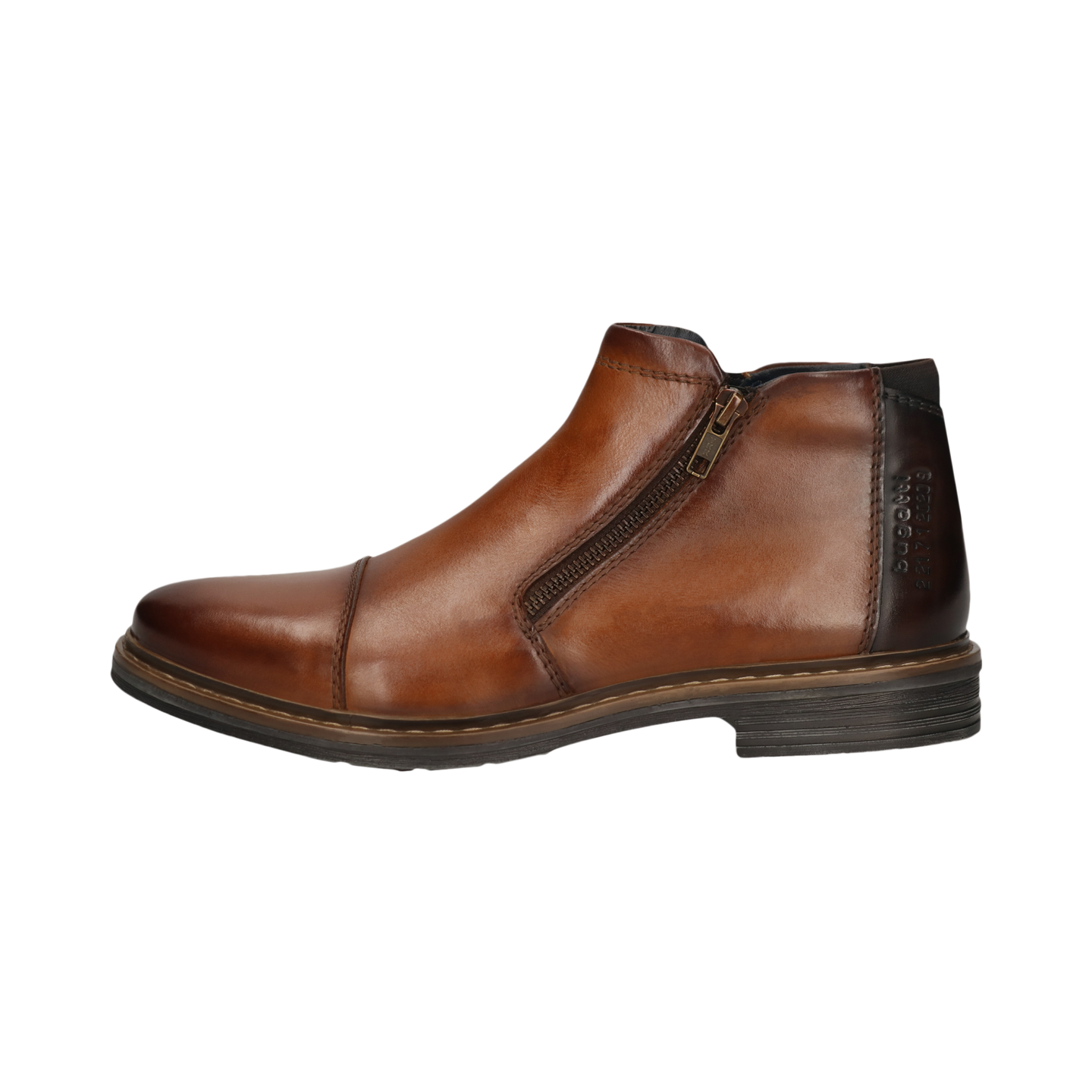 Bugatti Cognac Zip Boots 311-AOC32-1111 6361